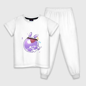 Детская пижама хлопок Дух Бэй Доу: в Ухте, 100% хлопок |  брюки и футболка прямого кроя, без карманов, на брюках мягкая резинка на поясе и по низу штанин
 | арт | бей доу | бэй доу | дух | напарник | рисунок | фея