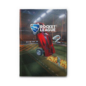 Обложка для автодокументов с принтом Rocket League в Ухте, натуральная кожа |  размер 19,9*13 см; внутри 4 больших “конверта” для документов и один маленький отдел — туда идеально встанут права | Тематика изображения на принте: cars | game | games | rocket league | гонка | гонки | машина | машины | рокет лига