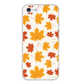Чехол для iPhone 5/5S матовый с принтом Осень / Autumn в Ухте, Силикон | Область печати: задняя сторона чехла, без боковых панелей | Тематика изображения на принте: autumn | indian summer | leaf fall | maple | maple leaf | season | бабье лето | время года | клён | кленовый лист | листопад | осень