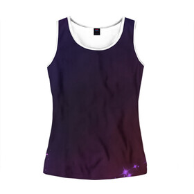 Женская майка 3D Оттенки: в Ухте, 100% полиэстер | круглая горловина, прямой силуэт, длина до линии бедра | blue | purple | red | красный | синий | фиолетовый