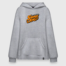 Худи SuperOversize хлопок с принтом Шаман Кинг Shaman King logo в Ухте, 70% хлопок, 30% полиэстер, мягкий начес внутри | карман-кенгуру, эластичная резинка на манжетах и по нижней кромке, двухслойный капюшон
 | амидомару | кинг | король шаманов | лого | шаман | шаман кинг | шоманов