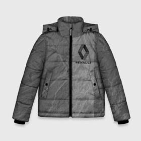 Зимняя куртка для мальчиков 3D Renault Logo | Рено логотип: в Ухте, ткань верха — 100% полиэстер; подклад — 100% полиэстер, утеплитель — 100% полиэстер | длина ниже бедра, удлиненная спинка, воротник стойка и отстегивающийся капюшон. Есть боковые карманы с листочкой на кнопках, утяжки по низу изделия и внутренний карман на молнии. 
Предусмотрены светоотражающий принт на спинке, радужный светоотражающий элемент на пуллере молнии и на резинке для утяжки | duster | life | logan | of | renault | reno | дастер | знак | значок | логан | лого | рено | француз