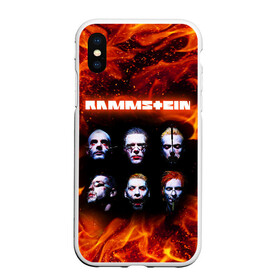 Чехол для iPhone XS Max матовый RAMMSTEIN: в Ухте, Силикон | Область печати: задняя сторона чехла, без боковых панелей | du hast | mein herz brennt | music. | ohne dich | rammstein | rock | till lindemann | музыка | рамштайн | рок | тилль линдеманн