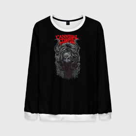 Мужской свитшот 3D с принтом Cannibal Corpse в Ухте, 100% полиэстер с мягким внутренним слоем | круглый вырез горловины, мягкая резинка на манжетах и поясе, свободная посадка по фигуре | at | back | birth | bleeding | bloodthirst | butchered | cannibal | corpse | eaten | evisceration | gallery | gore | kill | kreaton | life | mutilated | obsessed | of | slayer | sodom | spawn | suicide | the | to | tomb | unimagined | v