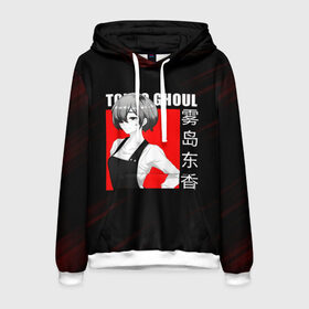 Мужская толстовка 3D с принтом Тоука Киришима Токийский гуль в Ухте, 100% полиэстер | двухслойный капюшон со шнурком для регулировки, мягкие манжеты на рукавах и по низу толстовки, спереди карман-кенгуру с мягким внутренним слоем. | anime | kaneki ken | tokyo ghoul | tokyo ghoul: re | аниме | анимэ | гули | джузо сузуя | канеки кен | кузен йошимура | наки | нишики нишио | ре | ренджи йомо | ризе камиширо | токийский гуль | тоука киришима | ута