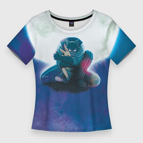 Женская футболка 3D Slim с принтом Легоси Хару целый принт в Ухте,  |  | Тематика изображения на принте: beastars | анимация | аниме | анимэ | бистарс | волк | зайка | зайчиха | защита | защитил | комиксы | манга | мультсериал | мультфильм | сериал | серый | спас | фурри | япония | японский