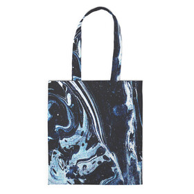 Шоппер 3D с принтом Текстура в Ухте, 100% полиэстер | Плотность: 200 г/м2; Размер: 34×35 см; Высота лямок: 30 см | blue | pattern | texture | turquoise | бирюзовый | синий | текстура | узор