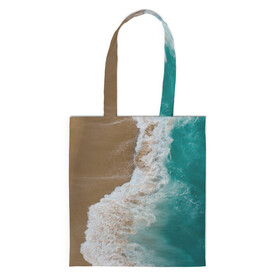Шоппер 3D с принтом Пляж / beach в Ухте, 100% полиэстер | Плотность: 200 г/м2; Размер: 34×35 см; Высота лямок: 30 см | beach | coast | embankment | sand | sea | seaside | summer | берег | взморье | лето | море | набережная | песок | пляж | побережье