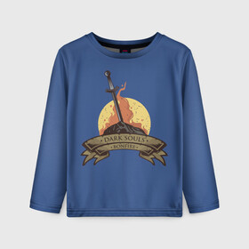 Детский лонгслив 3D с принтом Dark souls bonfire в Ухте, 100% полиэстер | длинные рукава, круглый вырез горловины, полуприлегающий силуэт
 | dark souls | lfhr cjekc | вфкл ыщгды | дарк соулс | темная душа | черная душа