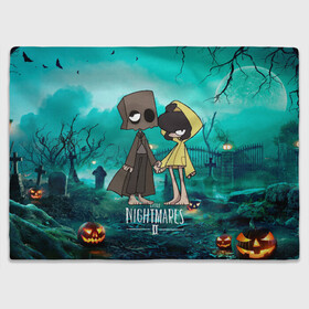 Плед 3D Little Nightmares 2: в Ухте, 100% полиэстер | закругленные углы, все края обработаны. Ткань не мнется и не растягивается | little nightmares | страшилка | страшная игра | ужас | хоррор