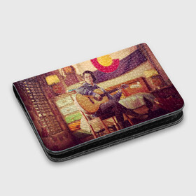 Картхолдер с принтом Гитаристка: в Ухте, натуральная матовая кожа | размер 7,3 х 10 см; кардхолдер имеет 4 кармана для карт; | game | life is strange:true colors | арт | графика | игры