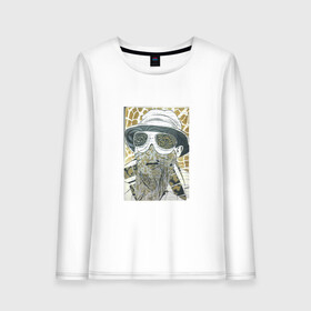 Женский лонгслив хлопок с принтом Страх и ненависть в Лас-Вегасе в Ухте, 100% хлопок |  | fear and loathing in las vegas | бред питт | фильм