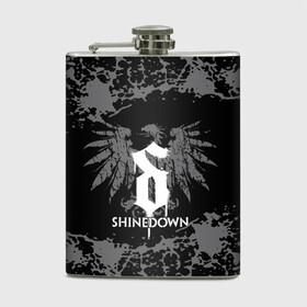 Фляга с принтом shinedown в Ухте, металлический корпус | емкость 0,22 л, размер 125 х 94 мм. Виниловая наклейка запечатывается полностью | Тематика изображения на принте: 45 shinedown | atlantic | atlantic records | brent smith | cut the cord | get up shinedown | music video | official video | rock | shinedown | shinedown (musical group) | shinedown devil | sound of madness | state of my head | zach myers