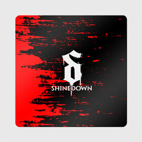 Магнит виниловый Квадрат с принтом shinedown в Ухте, полимерный материал с магнитным слоем | размер 9*9 см, закругленные углы | 45 shinedown | atlantic | atlantic records | brent smith | cut the cord | get up shinedown | music video | official video | rock | shinedown | shinedown (musical group) | shinedown devil | sound of madness | state of my head | zach myers