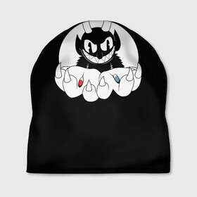 Шапка 3D с принтом CUPHEAD THE MATRIX в Ухте, 100% полиэстер | универсальный размер, печать по всей поверхности изделия | art | blue | cartoon | cup | cuphead | devil | dice | game | king | matrix | mugman | red | the | арт | бос | босс | голова | демон | дьявол | игра | капхед | красный | магмен | матрица | мультик | мультфильм | платформер | синий | чаша | чашка