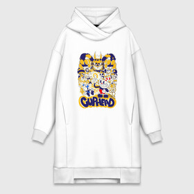 Платье-худи хлопок с принтом Cuphead в Ухте,  |  | дисней | дьявол | мультипликация | пчела