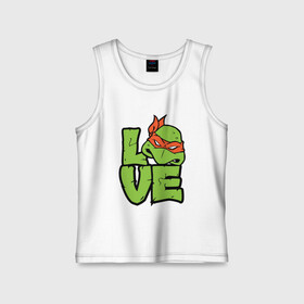 Детская майка хлопок с принтом Love Turtles в Ухте,  |  | donatello | leonardo | michelangelo | ninja | pizza | raphael | turtles | донателло | животные | карате | комикс | комиксы | леонардо | микеланджело | мультфильм | мутант | мутанты | ниндзя | пицца | рафаэль | сплинтер | супергерой