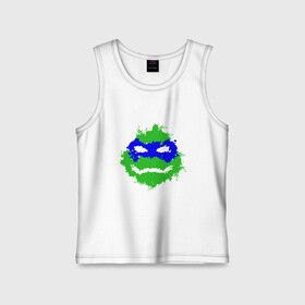 Детская майка хлопок с принтом Turtle Leonardo в Ухте,  |  | donatello | leonardo | michelangelo | ninja | pizza | raphael | turtles | донателло | животные | карате | комикс | комиксы | леонардо | микеланджело | мультфильм | мутант | мутанты | ниндзя | пицца | рафаэль | сплинтер | супергерой