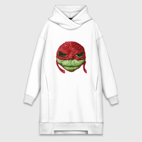 Платье-худи хлопок с принтом Turtle Raphael в Ухте,  |  | donatello | leonardo | michelangelo | ninja | pizza | raphael | turtles | донателло | животные | карате | комикс | комиксы | леонардо | микеланджело | мультфильм | мутант | мутанты | ниндзя | пицца | рафаэль | сплинтер | супергерой