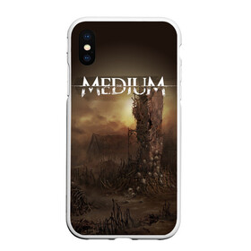 Чехол для iPhone XS Max матовый с принтом Медиум в Ухте, Силикон | Область печати: задняя сторона чехла, без боковых панелей | horror | medium | the medium | марианна | медиум