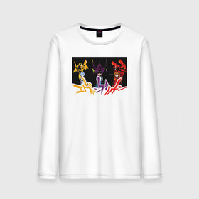 Мужской лонгслив хлопок с принтом Evangelion в Ухте, 100% хлопок |  | eva | eva 00 | eva 01 | eva 02 | evangelion | rei | rei ayanami | shinji ikari | аска | ева | ева 02 | евангелион
