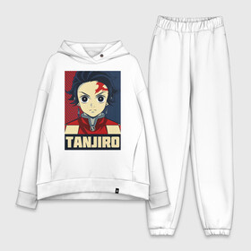 Женский костюм хлопок Oversize с принтом Tanjirou Kimetsu no Yaiba в Ухте,  |  | demon slayer | kamado | kimetsu no yaiba | nezuko | tanjiro | аниме | гию томиока | зеницу агацума | иноске хашибира | камадо | клинок | корзинная девочка | манга | музан кибуцуджи | незуко | рассекающий демонов | танджиро
