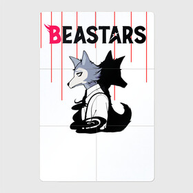 Магнитный плакат 2Х3 с принтом Легоси beastars в Ухте, Полимерный материал с магнитным слоем | 6 деталей размером 9*9 см | animals | beastars | legoshi | выдающиеся | звери | зверолюди | легоси