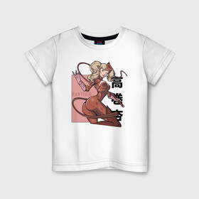 Детская футболка хлопок PANTHERA: в Ухте, 100% хлопок | круглый вырез горловины, полуприлегающий силуэт, длина до линии бедер | game | persona 5 | акира курусу | анн такамаки | мона | морган | моргана | пантера | персона | персона 5 | саэ ниидзима | трикстер | узник