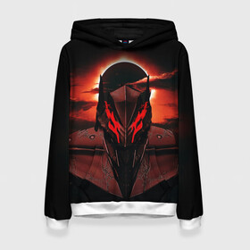 Женская толстовка 3D с принтом BERSERK | БЕРСЕРК в Ухте, 100% полиэстер  | двухслойный капюшон со шнурком для регулировки, мягкие манжеты на рукавах и по низу толстовки, спереди карман-кенгуру с мягким внутренним слоем. | anime | anime berserk | berserk | knight | manga | аниме | аниме берсерк | берсерк | клеймо | манга | рыцарь | япония