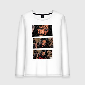 Женский лонгслив хлопок с принтом BRZRKR в Ухте, 100% хлопок |  | anime | berserker | brzrkr | keanu reeves | netflix | аниме | берсерк | киану ривз | мультфильм. | нетфликс