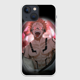 Чехол для iPhone 13 mini с принтом МАГИЧЕСКАЯ БИТВА | SUKUNA в Ухте,  |  | anime | japan | japanese | jujutsu | jujutsu kaisen | kaisen | sukuna | tattoo | аниме | двуликий призрак | иероглифы | инумаки | итадори | итадори юдзи | магическая битва | нобара | панда | рёмен | рёмен сукуна | сатору | сукуна