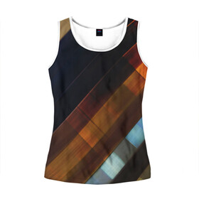 Женская майка 3D Суперстайл: в Ухте, 100% полиэстер | круглая горловина, прямой силуэт, длина до линии бедра | 90 е | абстракция | классика | модное | стиль