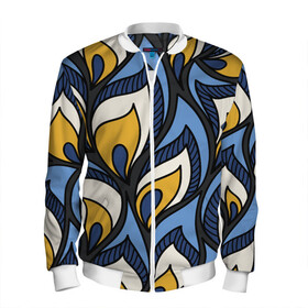 Мужской бомбер 3D ПЕРЬЯ: в Ухте, 100% полиэстер | застегивается на молнию, по бокам два кармана без застежек, по низу бомбера и на воротнике - эластичная резинка | молодежное | ништяк | пёрышки | пестрое | трендовое | хайп