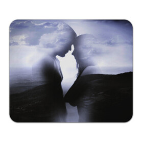 Коврик для мышки прямоугольный РОМАНТИКА: в Ухте, натуральный каучук | размер 230 х 185 мм; запечатка лицевой стороны | абстракция | любовь | облака | пара | романтика