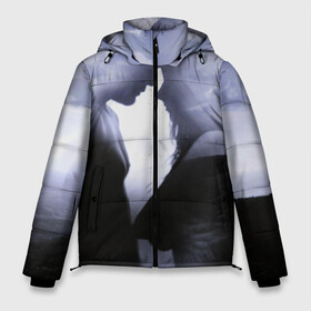 Мужская зимняя куртка 3D РОМАНТИКА: в Ухте, верх — 100% полиэстер; подкладка — 100% полиэстер; утеплитель — 100% полиэстер | длина ниже бедра, свободный силуэт Оверсайз. Есть воротник-стойка, отстегивающийся капюшон и ветрозащитная планка. 
Боковые карманы с листочкой на кнопках и внутренний карман на молнии. | абстракция | любовь | облака | пара | романтика