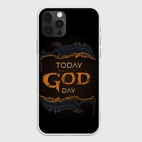 Чехол для iPhone 12 Pro Max с принтом God day GOW в Ухте, Силикон |  | gad of war | game | games | god of war | god of wor | бог войны | игра | игры | кинжалы | кратос | праздник