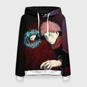 Женская толстовка 3D с принтом Магическая битва в Ухте, 100% полиэстер  | двухслойный капюшон со шнурком для регулировки, мягкие манжеты на рукавах и по низу толстовки, спереди карман-кенгуру с мягким внутренним слоем. | anime | jujutsu kaisen | manga | sorcery fight | аниме | годжо сатору | итадори юдзи | магическая битва | манга
