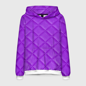 Мужская толстовка 3D с принтом ХАЙП в Ухте, 100% полиэстер | двухслойный капюшон со шнурком для регулировки, мягкие манжеты на рукавах и по низу толстовки, спереди карман-кенгуру с мягким внутренним слоем. | абстракция | молодежное | мягкий | сиреневый | текстура | фиолетовый | хайп