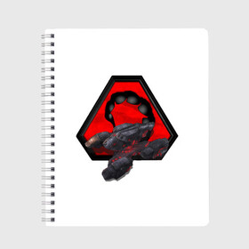 Тетрадь с принтом Command&Conquer в Ухте, 100% бумага | 48 листов, плотность листов — 60 г/м2, плотность картонной обложки — 250 г/м2. Листы скреплены сбоку удобной пружинной спиралью. Уголки страниц и обложки скругленные. Цвет линий — светло-серый
 | command | commandconquer | conquer | gdi | nod | гсб