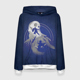 Женская толстовка 3D с принтом Gods family в Ухте, 100% полиэстер  | двухслойный капюшон со шнурком для регулировки, мягкие манжеты на рукавах и по низу толстовки, спереди карман-кенгуру с мягким внутренним слоем. | gad of war | game | games | god of war | god of wor | атрей | атрэй | бог войны | игра | игры | кратос