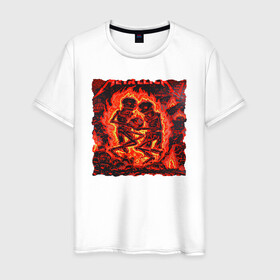 Мужская футболка хлопок с принтом METALLICA TO HELL в Ухте, 100% хлопок | прямой крой, круглый вырез горловины, длина до линии бедер, слегка спущенное плечо. | metallica | джеймс хэтфилд | кирк хэмметт | ларс ульрих | роберт трухильо