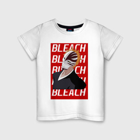 Детская футболка хлопок с принтом Режим Пустого (Bleach) в Ухте, 100% хлопок | круглый вырез горловины, полуприлегающий силуэт, длина до линии бедер | Тематика изображения на принте: anime | bleach | hollow | ichigo | kurosaki | manga | mask | matsumoto | rangiku | samurai | shihoin | yoruichi | аниме | блич | ичиго | йоруичи | куросаки | манга | маска | мацумото | онимэ | рангику | самурай | шихоин