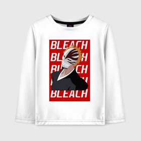 Детский лонгслив хлопок с принтом Режим Пустого (Bleach) в Ухте, 100% хлопок | круглый вырез горловины, полуприлегающий силуэт, длина до линии бедер | Тематика изображения на принте: anime | bleach | hollow | ichigo | kurosaki | manga | mask | matsumoto | rangiku | samurai | shihoin | yoruichi | аниме | блич | ичиго | йоруичи | куросаки | манга | маска | мацумото | онимэ | рангику | самурай | шихоин