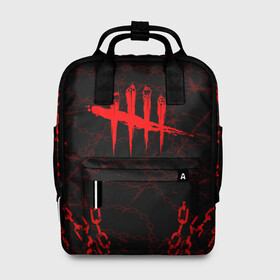 Женский рюкзак 3D с принтом DEAD BY DAYLIGHT ЦЕПИ в Ухте, 100% полиэстер | лямки с регулируемой длиной, сверху ручки, чтобы рюкзак нести как сумку. Основное отделение закрывается на молнию, как и внешний карман. Внутри два дополнительных кармана, один из которых закрывается на молнию. По бокам два дополнительных кармашка, куда поместится маленькая бутылочка
 | dbd | dead by daylight | hillbilly | maniacs | survival horror | trapper | wraith | дбд | деревенщина | мертвы к рассвету | мертвые днем | охотник | призрак