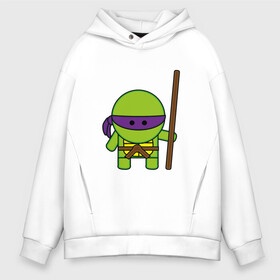 Мужское худи Oversize хлопок с принтом Донателло в Ухте, френч-терри — 70% хлопок, 30% полиэстер. Мягкий теплый начес внутри —100% хлопок | боковые карманы, эластичные манжеты и нижняя кромка, капюшон на магнитной кнопке | donatello | leonardo | michelangelo | ninja | pizza | raphael | turtles | донателло | животные | карате | комикс | комиксы | леонардо | микеланджело | мультфильм | мутант | мутанты | ниндзя | пицца | рафаэль | сплинтер | супергерой