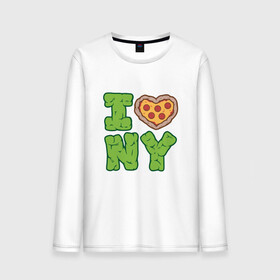 Мужской лонгслив хлопок с принтом I Love New York в Ухте, 100% хлопок |  | donatello | leonardo | michelangelo | ninja | pizza | raphael | turtles | донателло | животные | карате | комикс | комиксы | леонардо | микеланджело | мультфильм | мутант | мутанты | ниндзя | пицца | рафаэль | сплинтер | супергерой
