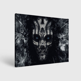 Холст прямоугольный OLD SHAMAN: в Ухте, 100% ПВХ |  | hardcore | shaman | skull | готика | неформальное | череп | шаман