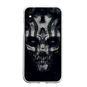 Чехол для iPhone XS Max матовый OLD SHAMAN: в Ухте, Силикон | Область печати: задняя сторона чехла, без боковых панелей | hardcore | shaman | skull | готика | неформальное | череп | шаман