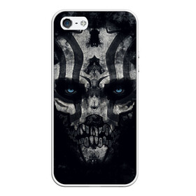 Чехол для iPhone 5/5S матовый OLD SHAMAN: в Ухте, Силикон | Область печати: задняя сторона чехла, без боковых панелей | hardcore | shaman | skull | готика | неформальное | череп | шаман