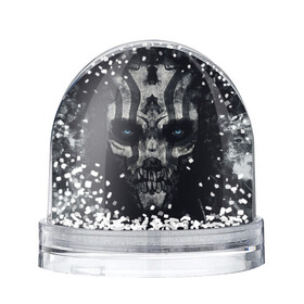 Снежный шар OLD SHAMAN: в Ухте, Пластик | Изображение внутри шара печатается на глянцевой фотобумаге с двух сторон | hardcore | shaman | skull | готика | неформальное | череп | шаман